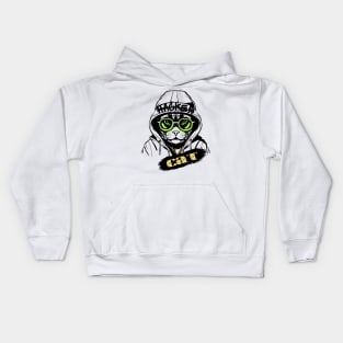 hacker cat Kids Hoodie